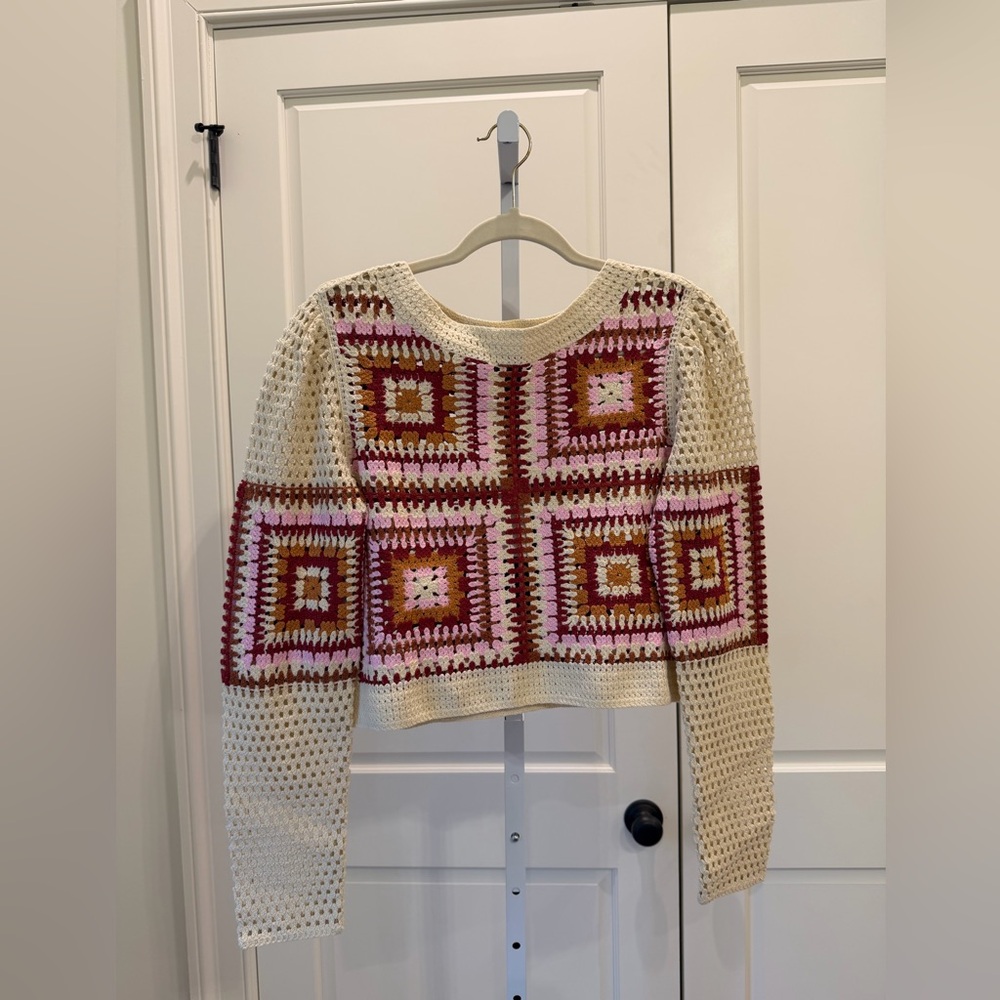 Truth by Republic Crochet Sweater – Size M – NWT - Picture 2 of 4